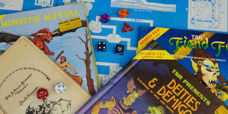 Manuali, dadi, mostri, dungeon, e tanto altro sul mondo magnifico di D&D (o Dungeons and Dragons)