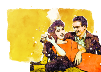 Un disegno del film "Un posto al sole".